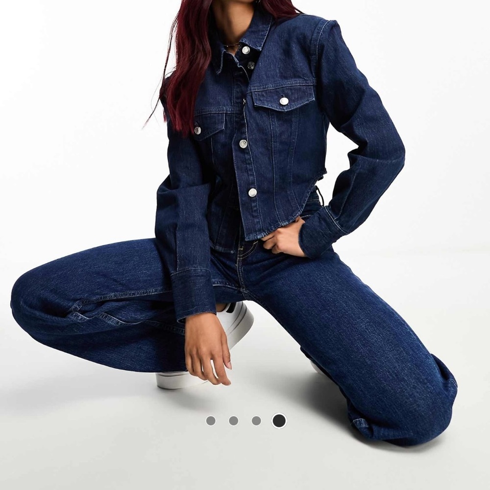 Women's Dark Blue Denim Jeans